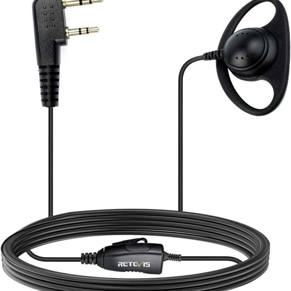 Retevis Walkie Talkie Earpiece with Mic